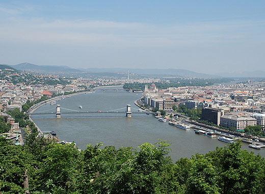 Будапешт, панорама Цитадели (Citadell&aacute;)