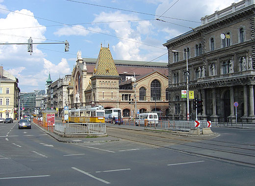 Будапешт, вид на центральный рынок