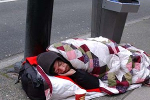 В Будапеште замерзают бездомные