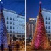Рождественская ель из брёвен установлена в центре Будапешта 